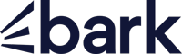 bark logo featuring a stylized letter b and a modern font